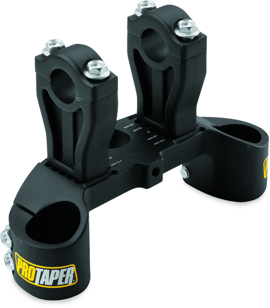 ProTaper, ProTaper Kawasaki KLX110 Upper Clamp Assembly - Adjustable Triple Clamp for Enhanced Steering Control