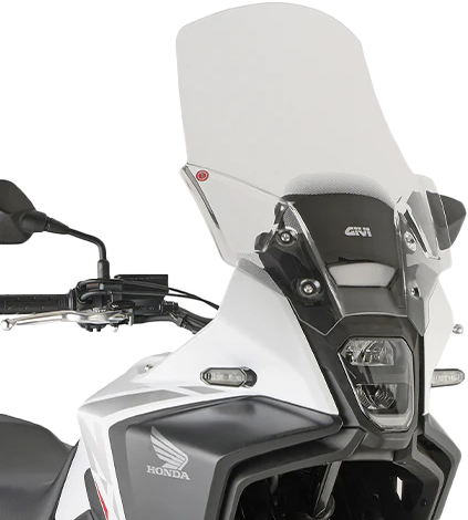 GIVI, GIVI D1203ST Clear Windshield for Motorcycles - Optimal Wind Protection and Clarity