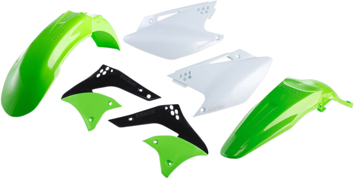 Acerbis standard replacement body kit for motorcycles, OEM 2041050215, includes body panels, designed for durable fit and finish.