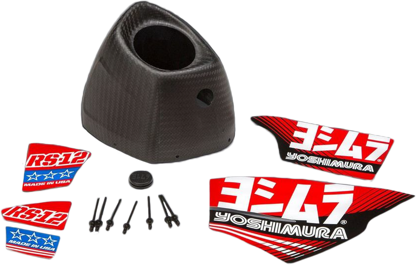YOSHIMURA, Yoshimura End Cap Kit RS12 YM1 - Enhance Your Motorcycle Exhaust System