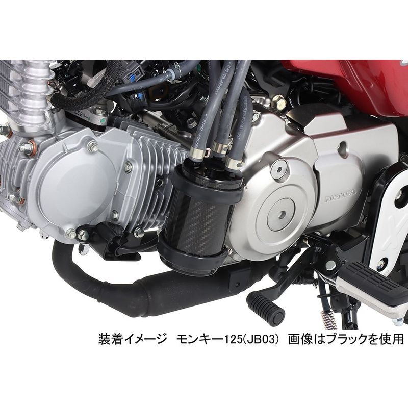 KITACO Carbon Oil Catch Tank Kit for 2022+ Honda Grom and Monkey