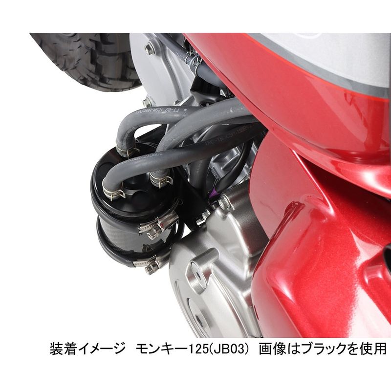 KITACO Carbon Oil Catch Tank Kit for 2022+ Honda Grom and Monkey
