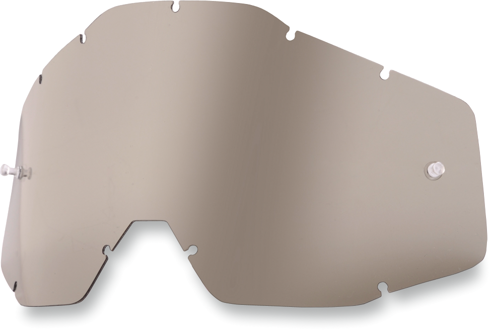 Bill's Exhausts smoke lens for Accuri, Strata, Racecraft helmets, clear view with tinted smoke finish, durable safety eyewear accessory.