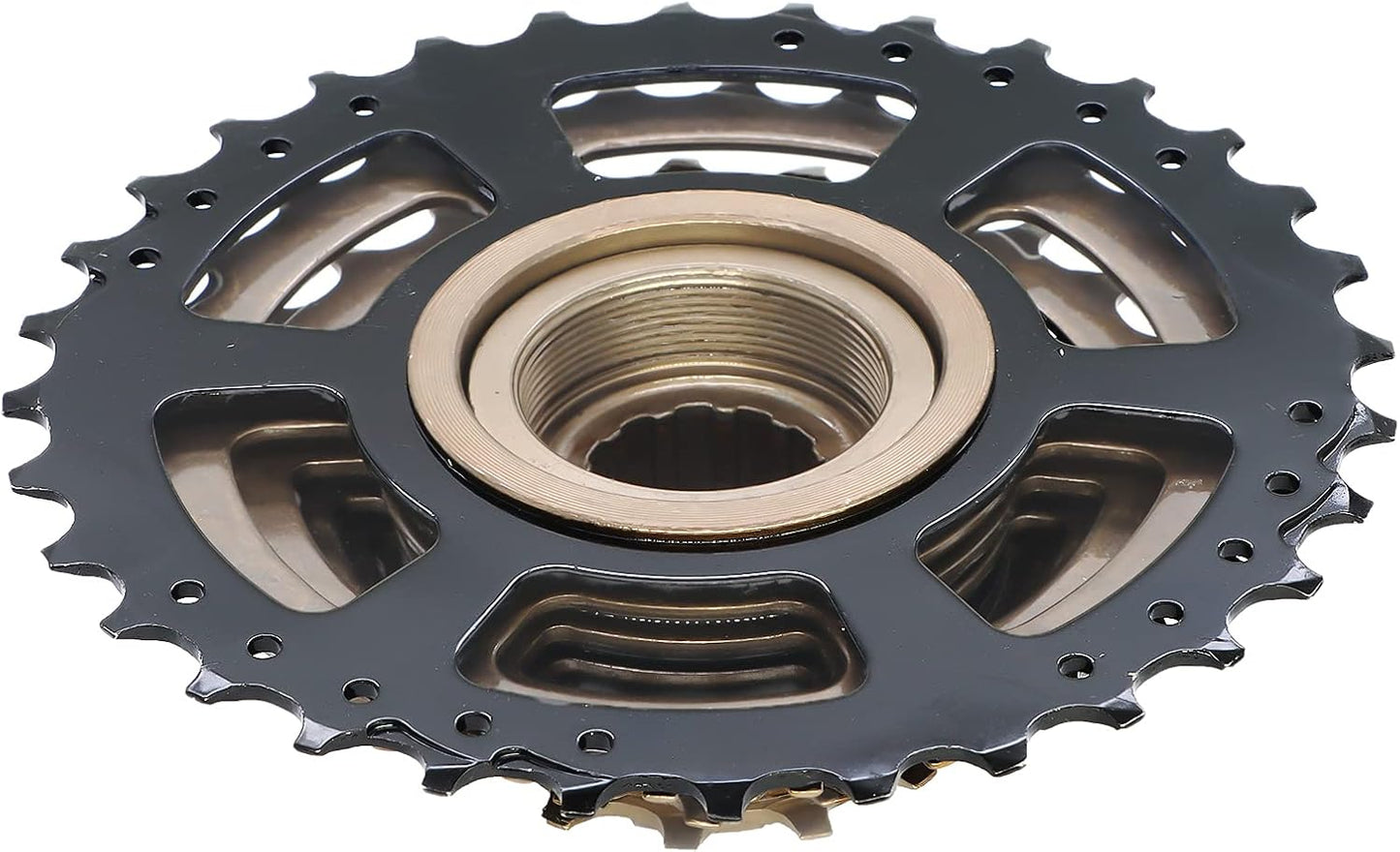 Hycline 9-speed 13-32T bike freewheel, bicycle cassette with durable metal construction and gear teeth for smooth shifting.
