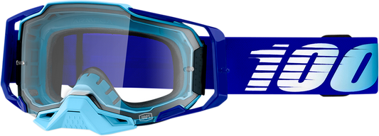 100% Armega Goggles - Royal - Clear 50004-00004 - Howling Moto