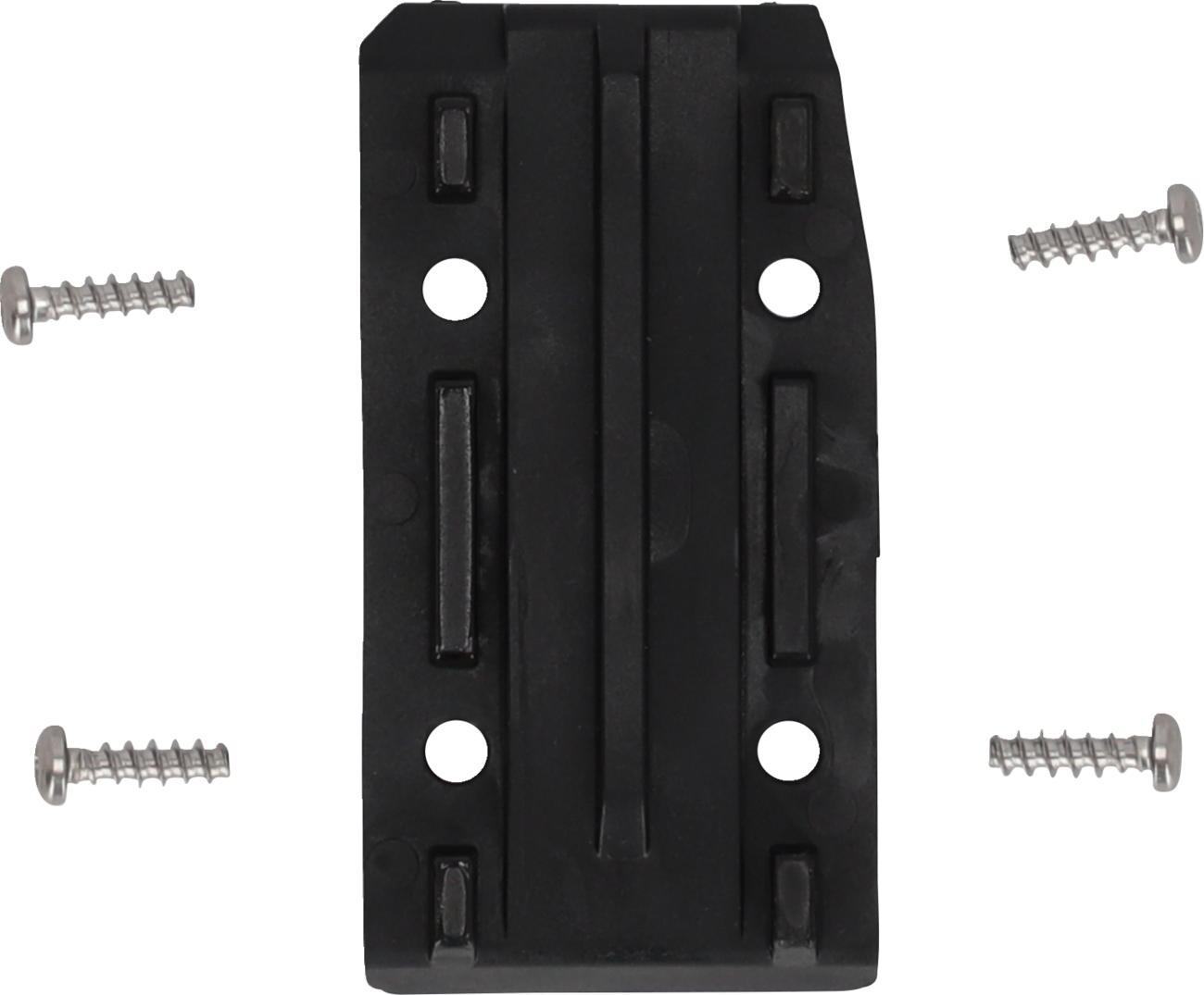 Black Acerbis Chain Guide Replacement Insert for KTM bikes, designed for durable chain protection and smooth riding.