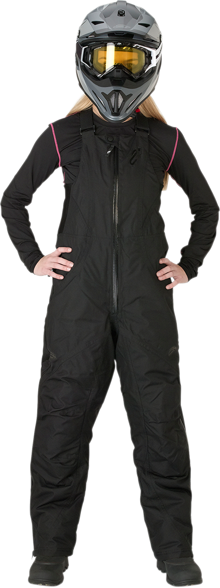 Black women's ARCTIVA Pivot Bib in 2XL by Bill's Exhausts, showing the bib's adjustable straps and durable fabric design.