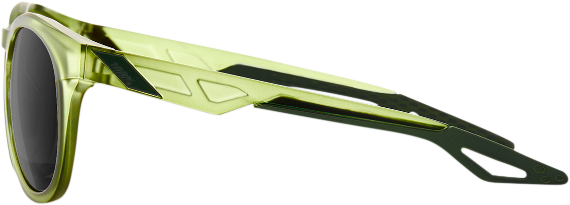 100% Campo Sunglasses - Olive - Black Mirror 61026-296-61 - Howling Moto