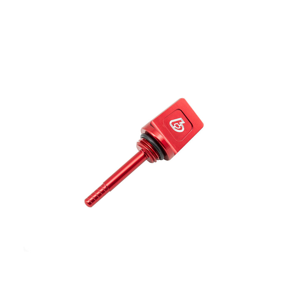 TB Billet Oil Dipstick, Red – All Models - Howling Moto