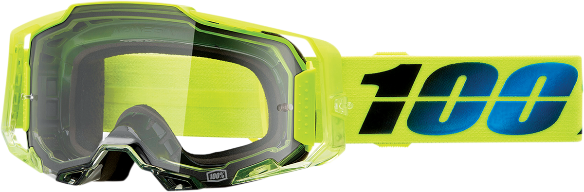 Bill's Exhausts Armega Koropi goggles with clear lenses, lightweight design, and adjustable strap for comfortable eye protection.