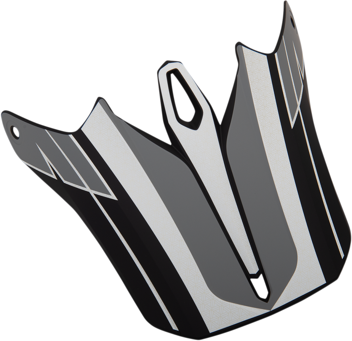 Gray and white Z1R F.I. visor kit for Hysteria MIPS helmets, featuring clear and durable visor components.