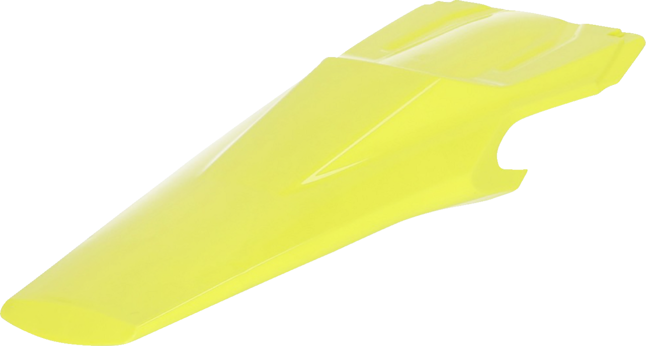 Yellow Acerbis rear fender for Husqvarna TE 2020-2023 motorcycle, body part designed for off-road riding.