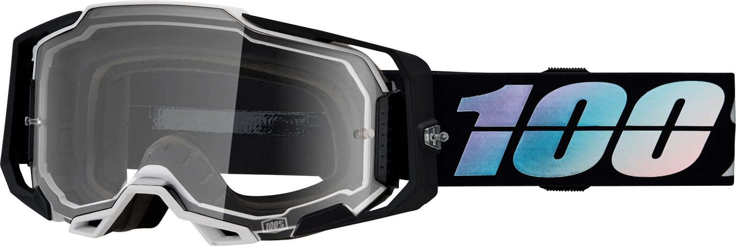 100% Armega Goggles - Krisp - Clear 50004-00019 - Howling Moto