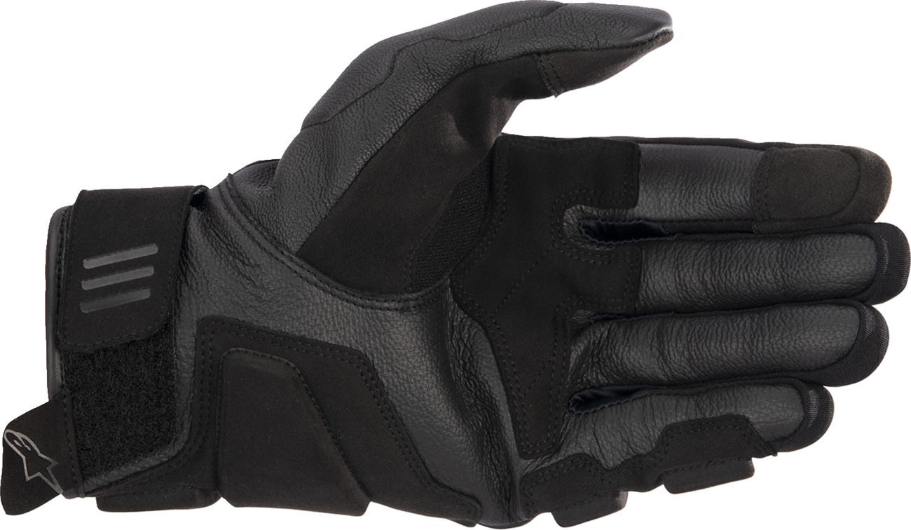 Alpinestars Phenom Air Gloves in black and white, size 2XL, featuring breathable mesh and protective padding for motorcycle riding.