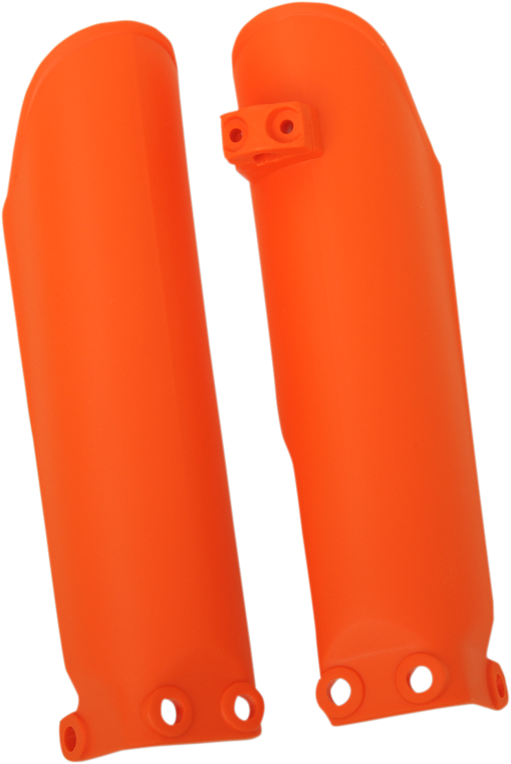 ACERBIS Lower Fork Covers for Inverted Forks - '16 Orange 2253025226 - Howling Moto