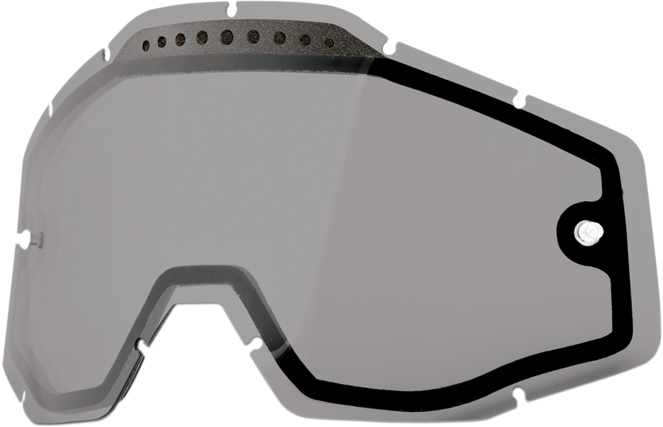 100% Accuri/Racecraft/Strata Dual Lens - Vented - Smoke 59009-00002 - Howling Moto