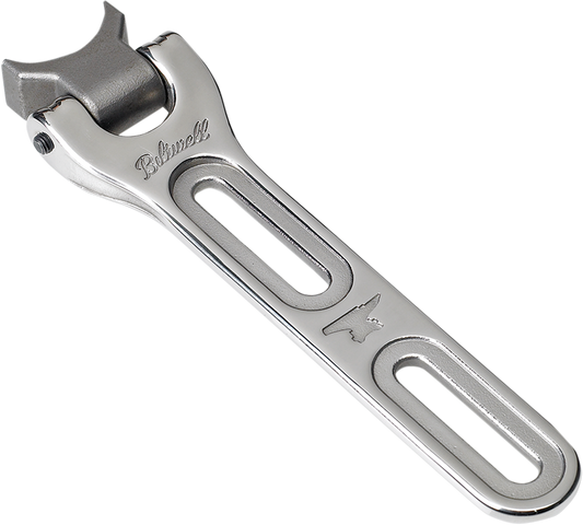 Stainless steel BILTWELL Seat Mount Hinge for bike seats, featuring durable construction and precise fitting.