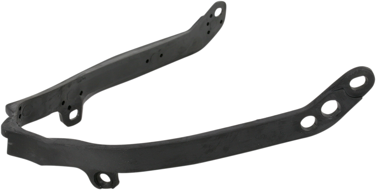 Black Acerbis chain slider for Yamaha motorcycles, designed to protect the chain and swingarm from wear.