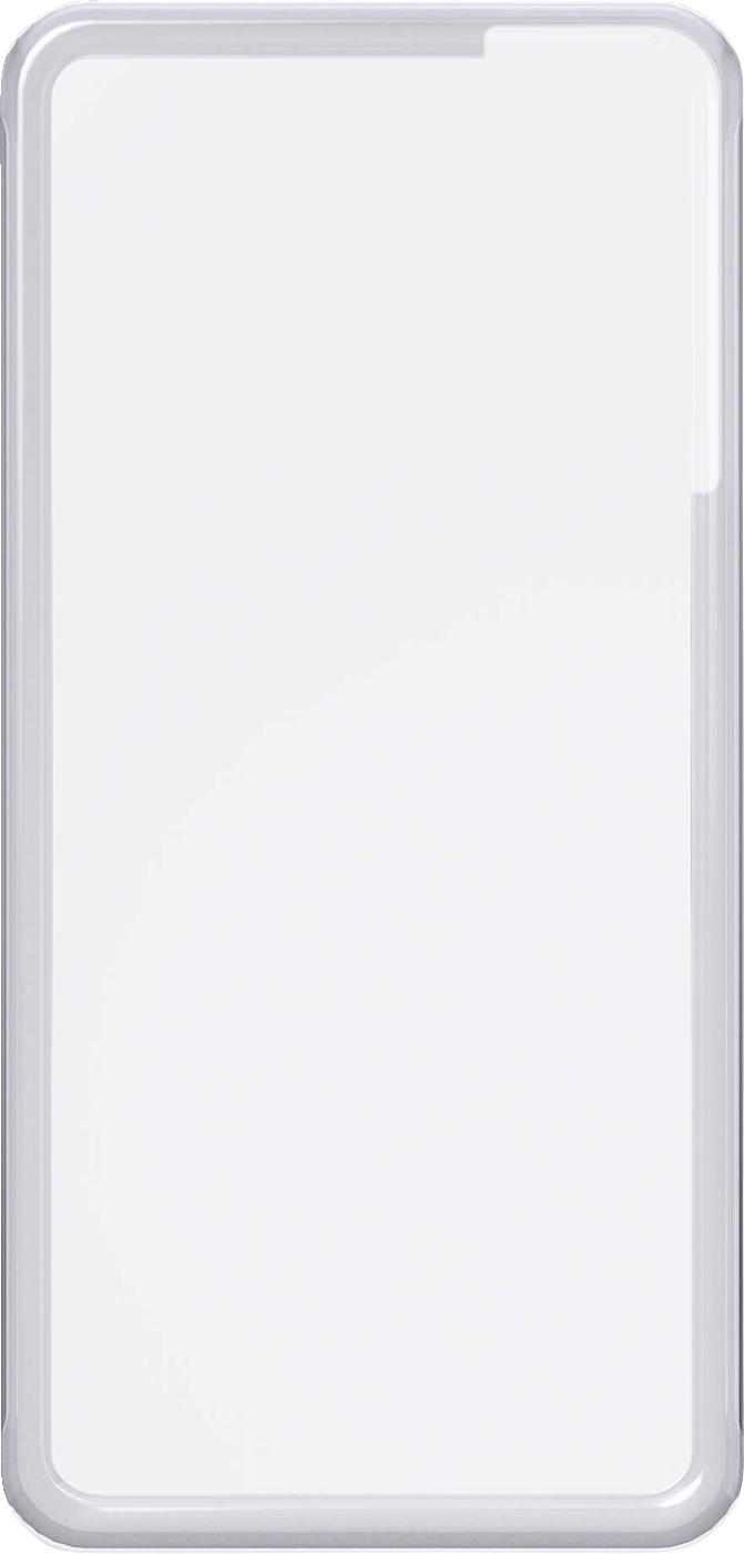 Samsung Galaxy S21+ phone with SP CONNECT weather cover, providing protection against the elements.