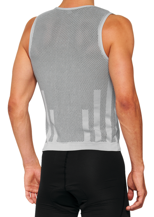 Gray Bill's Exhausts 100% Zephyr Tank in Small/Medium, showing the sleeveless tank top with soft fabric and subtle branding.