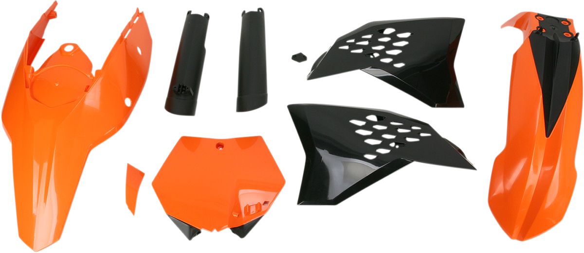 ACERBIS Full Replacement Body Kit - OEM '10 Orange/Black 2198070354 - Howling Moto
