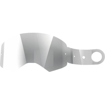 Alpinestars Supertech tear-off goggles with transparent perimeter seal, 14-pack for motorcycle racing and track use.