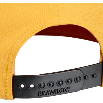 Bill's Exhausts Biltwell Duffer Hat in Biscuit and Black, showcasing a stylish, casual hat with a wide brim and classic design.