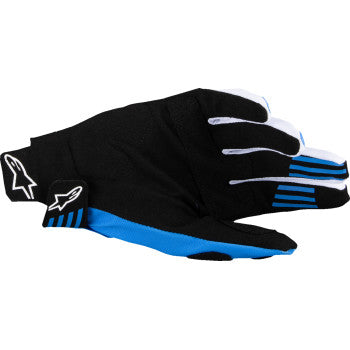 ALPINESTARS Techstar MX Gloves - Black/Blue - Medium 3560125-17-M - Howling Moto
