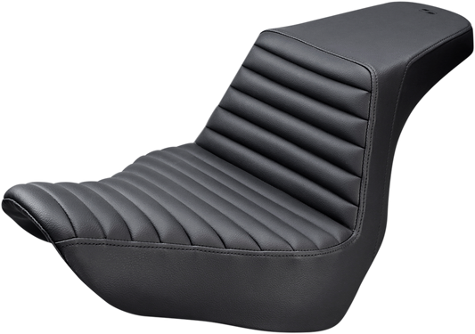 SADDLEMEN Step-Up Seat - Front Tuck-n-Roll - Black 818-29-171 - Howling Moto