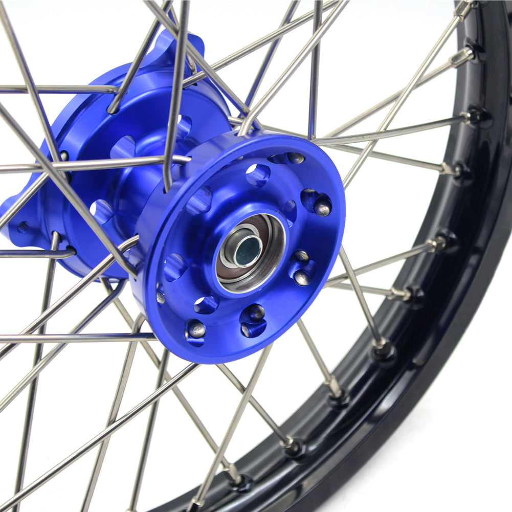 KKE 14 & 12 Kids Wheels Rims Set for YAMAHA YZ65 2018-2023 Blue - Howling Moto