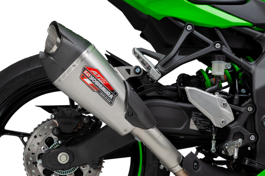 YOSHIMURA, Yoshimura Part 14720BP520 Street AT2 SS SS CF Exhaust for Kawasaki