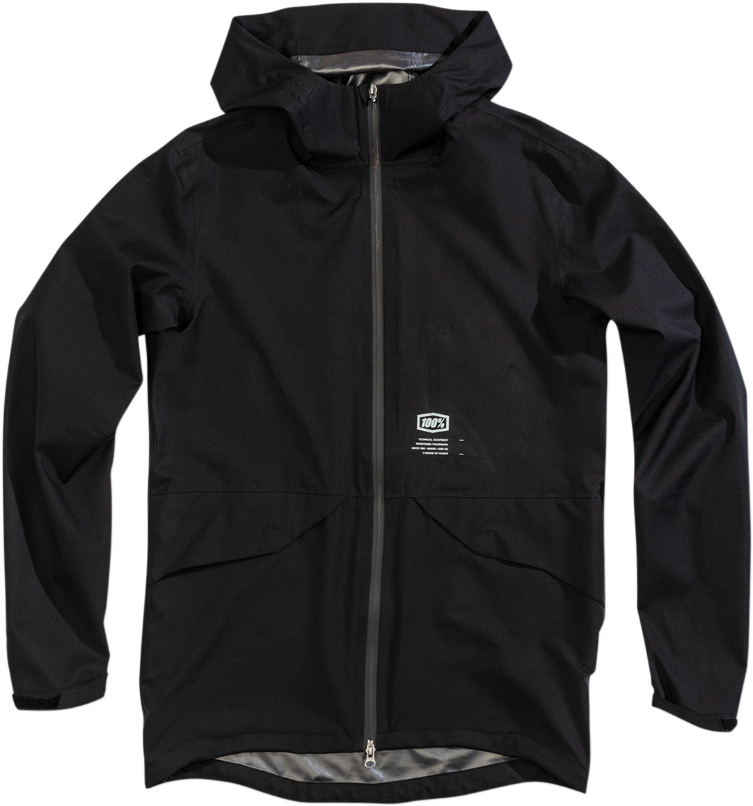 100% Hydromatic Parka - Black - Large 39009-001-12 - Howling Moto