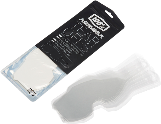 100% Armega Tear-Offs - Laminated - (2) 7 Packs 59058-00001 - Howling Moto