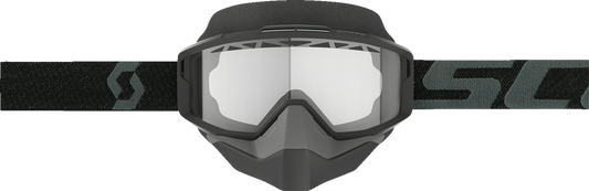 SCOTT Split Snow Goggles - OTG - Black - Clear 285543-0001043 - Howling Moto