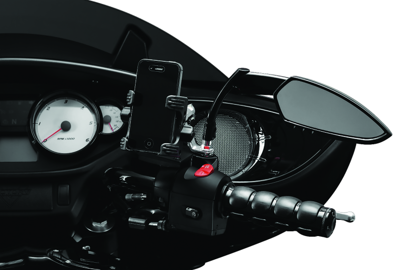 Kuryakyn ISO grips for 1-inch handlebars in black, featuring ergonomic design and textured surface for motorcycle control.