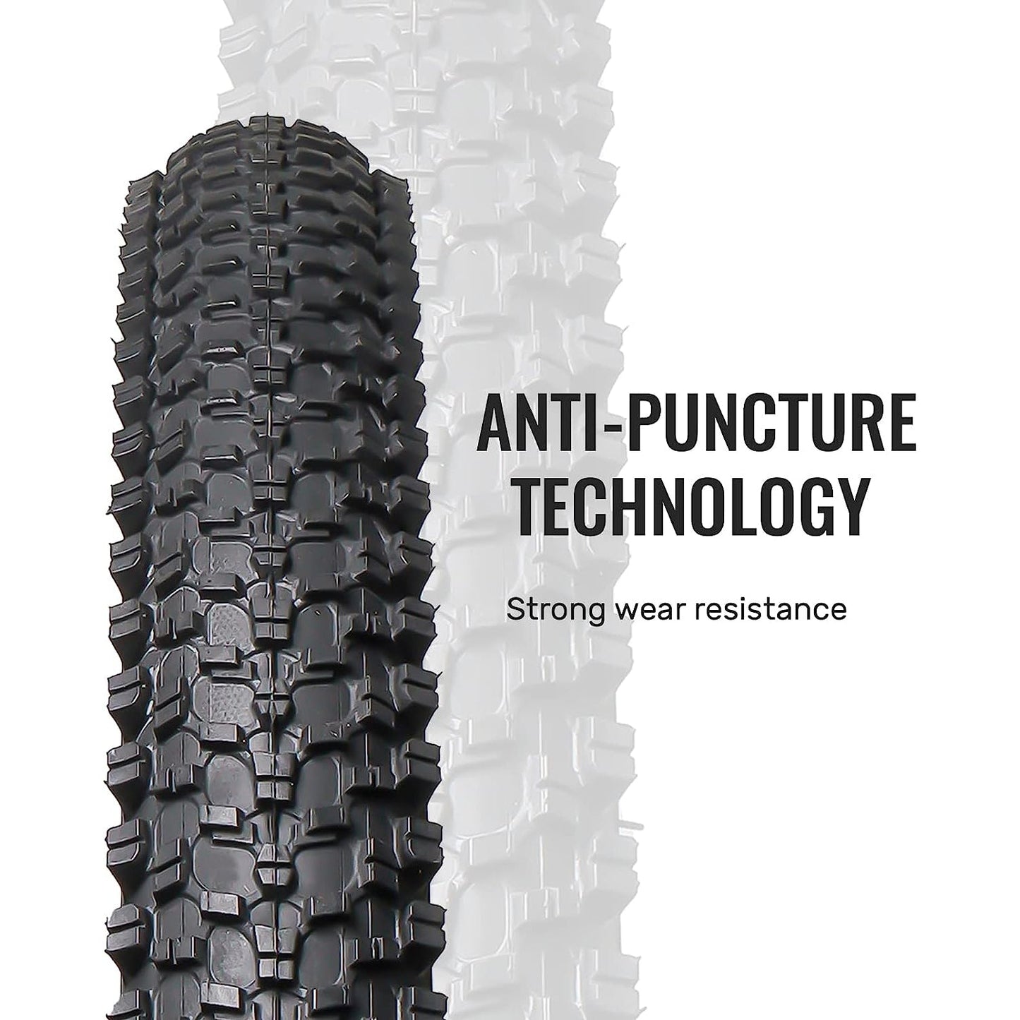 Mountain Bike Tires (2-Pack) - 20/24/26 Inch
