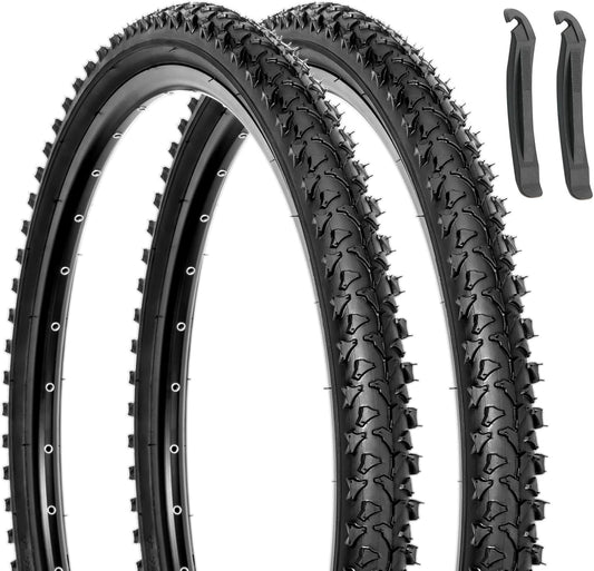 Hycline Rapids 26-inch mountain bike tire with 1.95-inch width, rugged tread for off-road cycling.