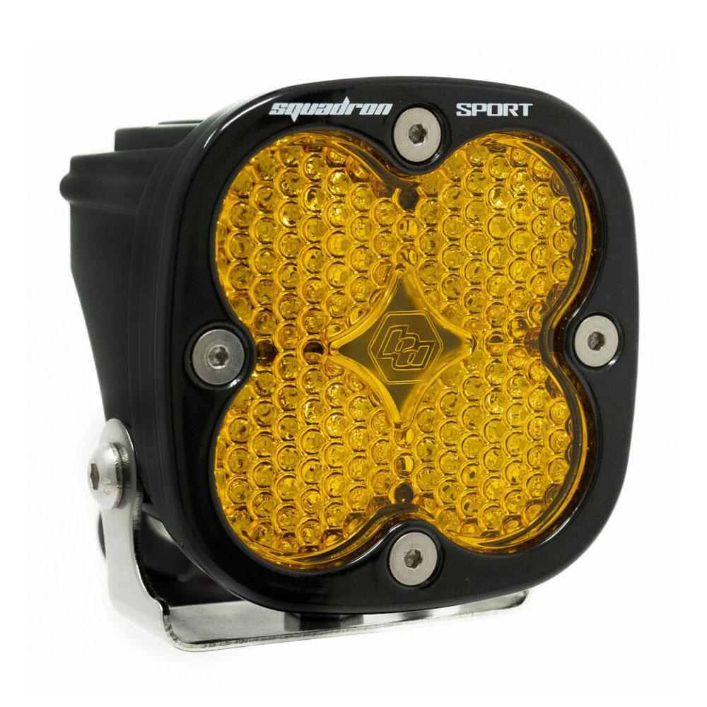 Baja Designs Squadron Sport Black LED Light Pod - Driving/Combo - Howling Moto