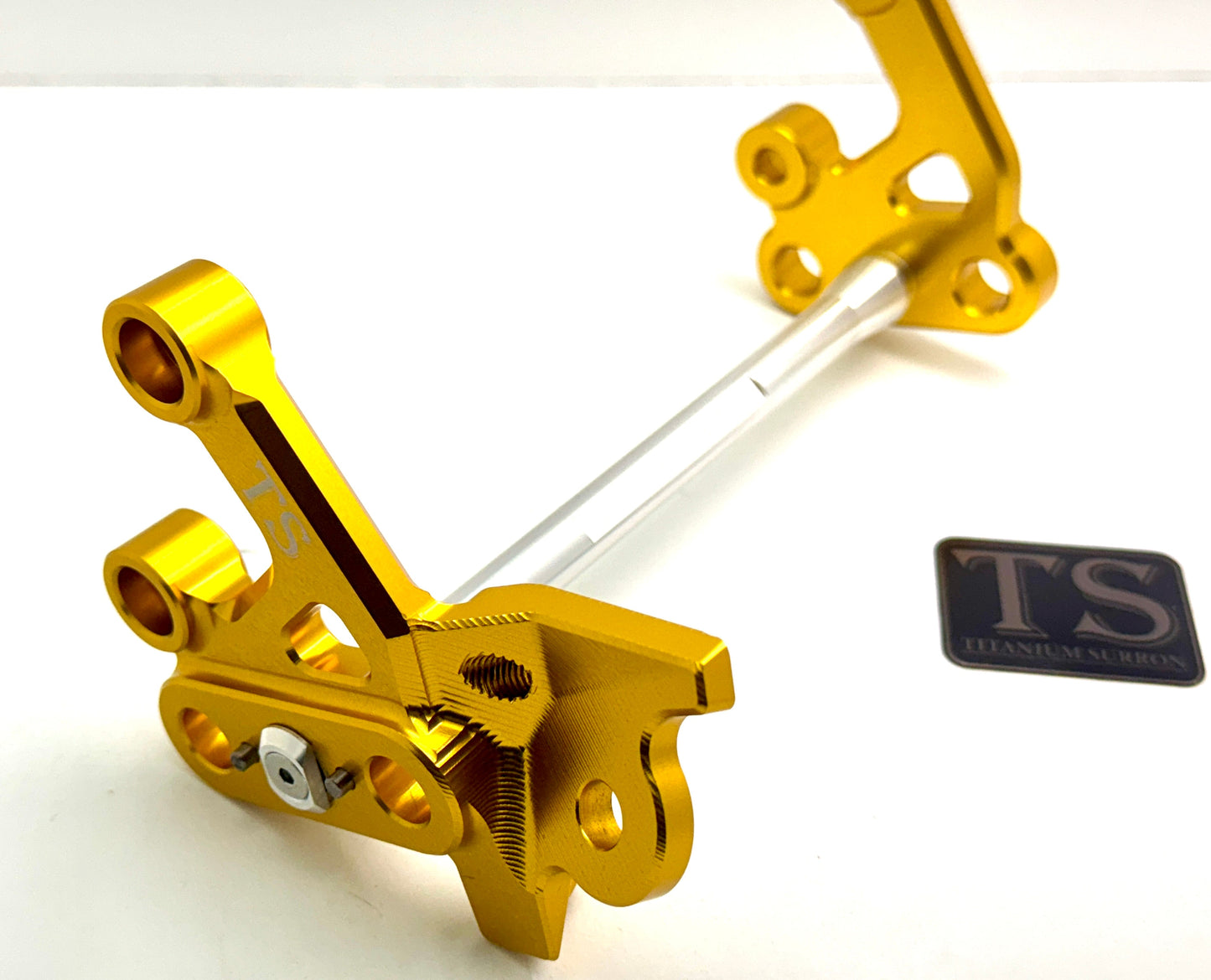 Custom CNC Aluminum Footpeg Bracket Assembly Surron - Howling Moto