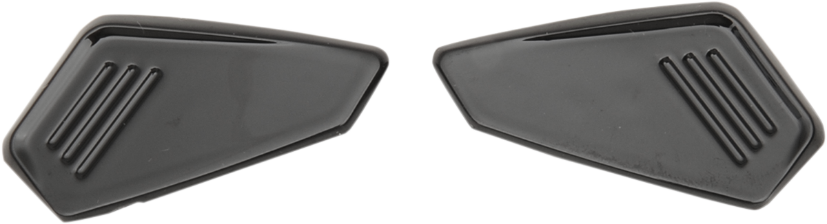 Black ICON Airframe Pro™ Top Switch for helmets, mounted on a helmet part, designed for easy control and durability.