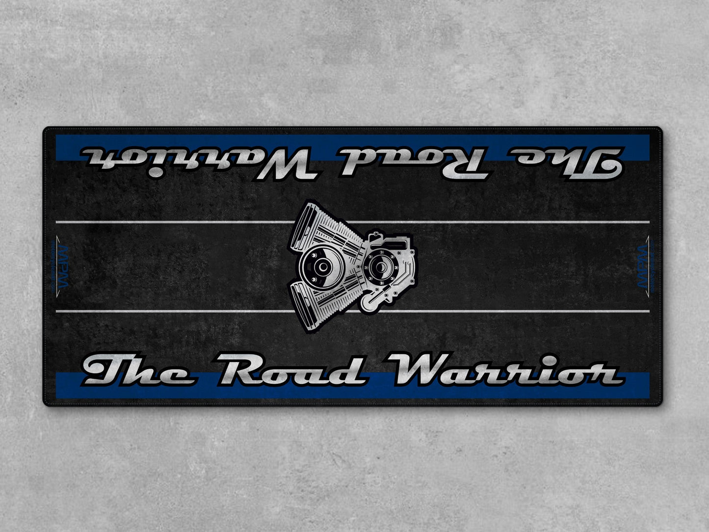 Motorcycle Mat for Touring Motorcycle "The Road Warrior" - MM7344 - Howling Moto