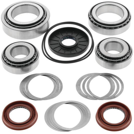 QuadBoss rear differential bearing and seal kit for Polaris RZR 800 and RZR S 800 models (2012-2014).