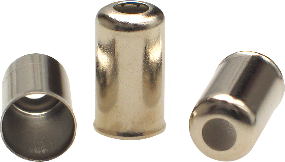 Motion Pro 01-0005 6mm long cap fittings cable kit with 10 black plastic caps for motorcycle or bike cable ends.