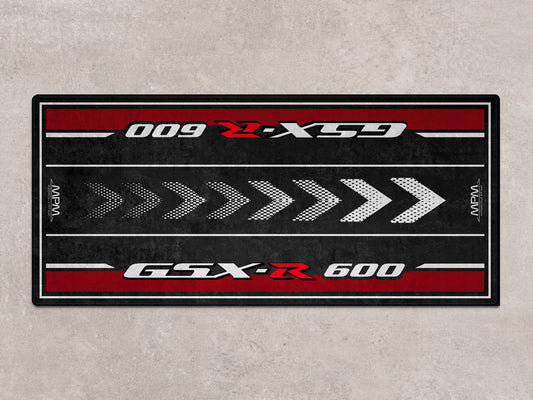 Designed Pit Mat for Suzuki GSX-R600 Motorcycle - MM7358 - Howling Moto