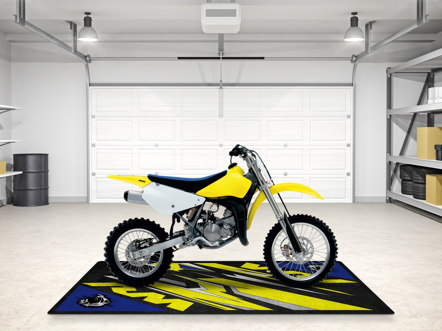 Designed Pit Mat for Suzuki RM Motorcycle - MM7384 - Howling Moto
