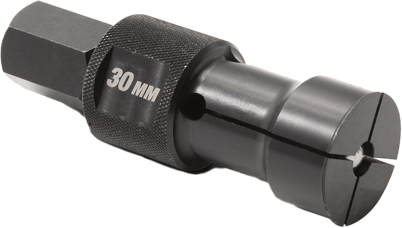 Motion Pro replacement 30mm collet for high-strength blind bearing puller, shown in a close-up image.