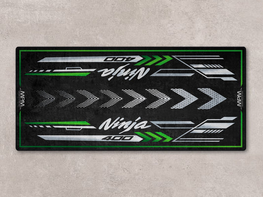 Designed Pit Mat for Kawasaki Ninja 400 Motorcycle - MM7386 - Howling Moto