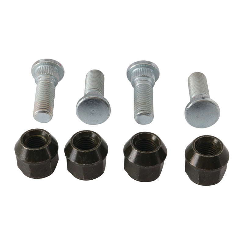 QuadBoss Yamaha YFM600FW/660F Grizzly wheel stud and nut kit, durable replacement parts for ATV wheel assembly.
