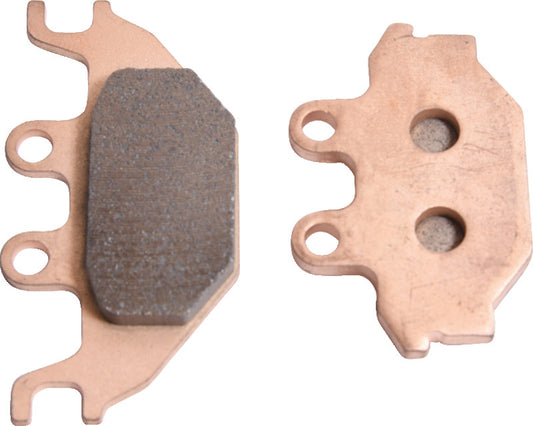 QuadBoss sintered brake pad for Arctic Cat 250 and Kawasaki Mule PRO-FX, front left position, part 600137.