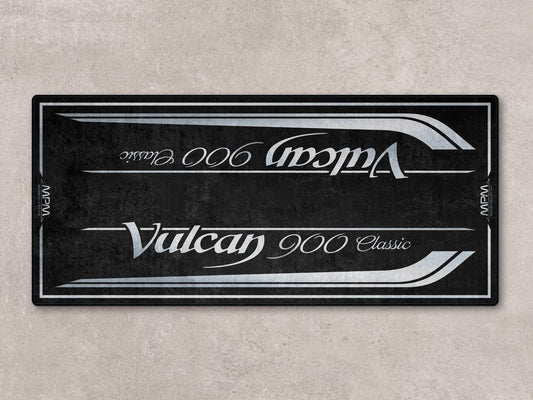 Designed Pit Mat for Kawasaki Vulcan 900 Classic Motorcycle - MM7426 - Howling Moto